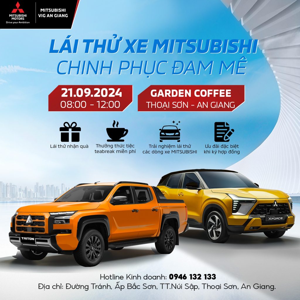 🚗LÁI THỬ XE MITSUBISHI – CHINH PHỤC ĐAM MÊ 🚗