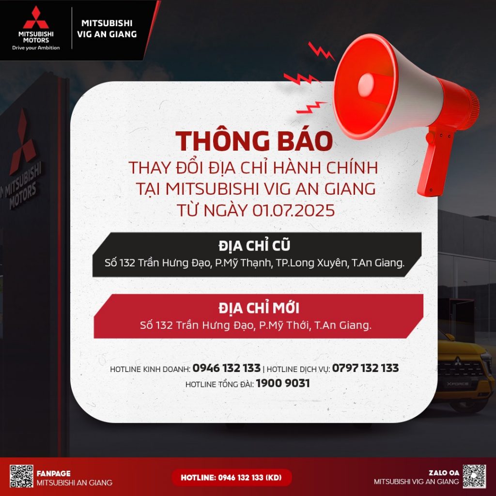 📣 THÔNG BÁO THAY ĐỔI ĐỊA CHỈ HÀNH CHÍNH 📣