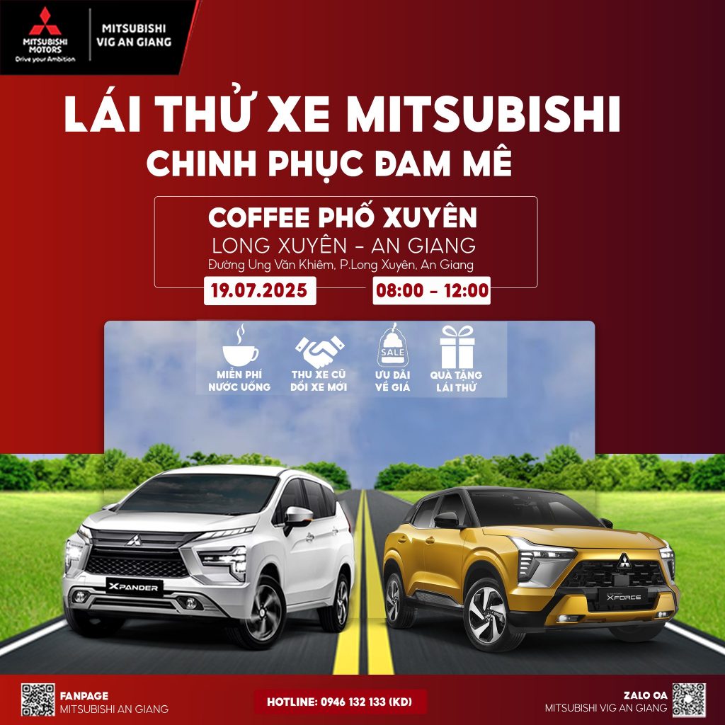 🚗 LÁI THỬ XE MITSUBISHI – CHINH PHỤC ĐAM MÊ 🚗