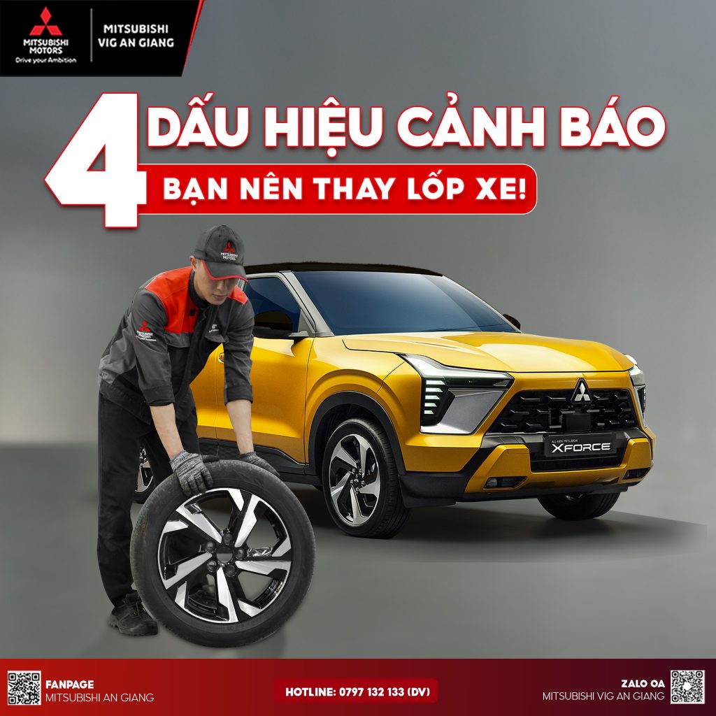 🚨 CẢNH BÁO: 4 DẤU HIỆU BẠN NÊN THAY LỐP Ô TÔ NGAY!