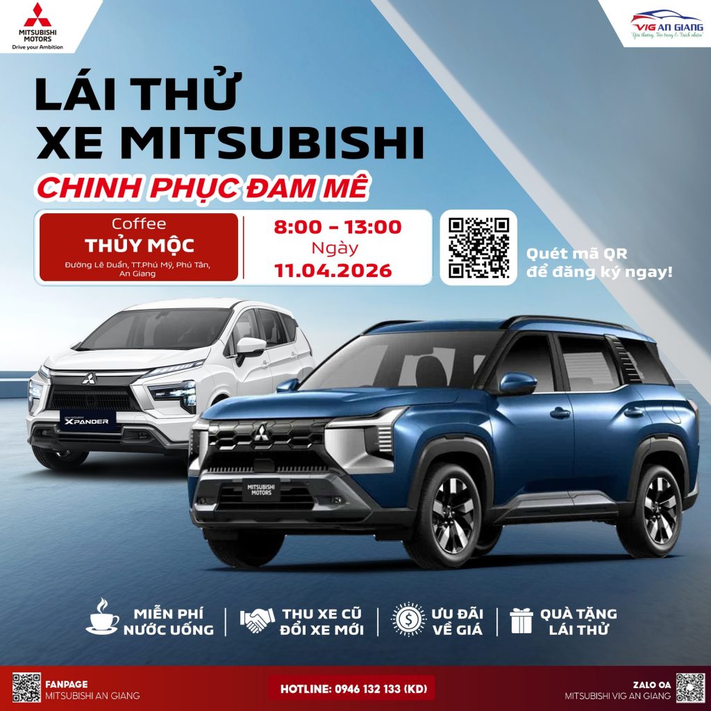 🚗 LÁI THỬ MITSUBISHI – CHINH PHỤC ĐAM MÊ 🚗