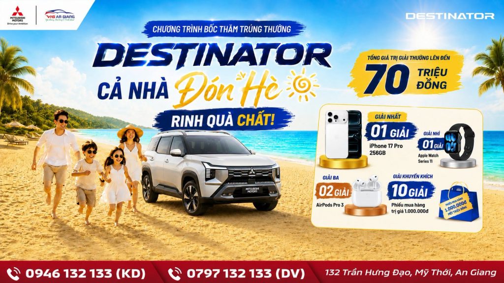 ☀️ DESTINATOR – CẢ NHÀ ĐÓN HÈ, RINH QUÀ CHẤT, NHẬN ƯU ĐÃI TO 🎁