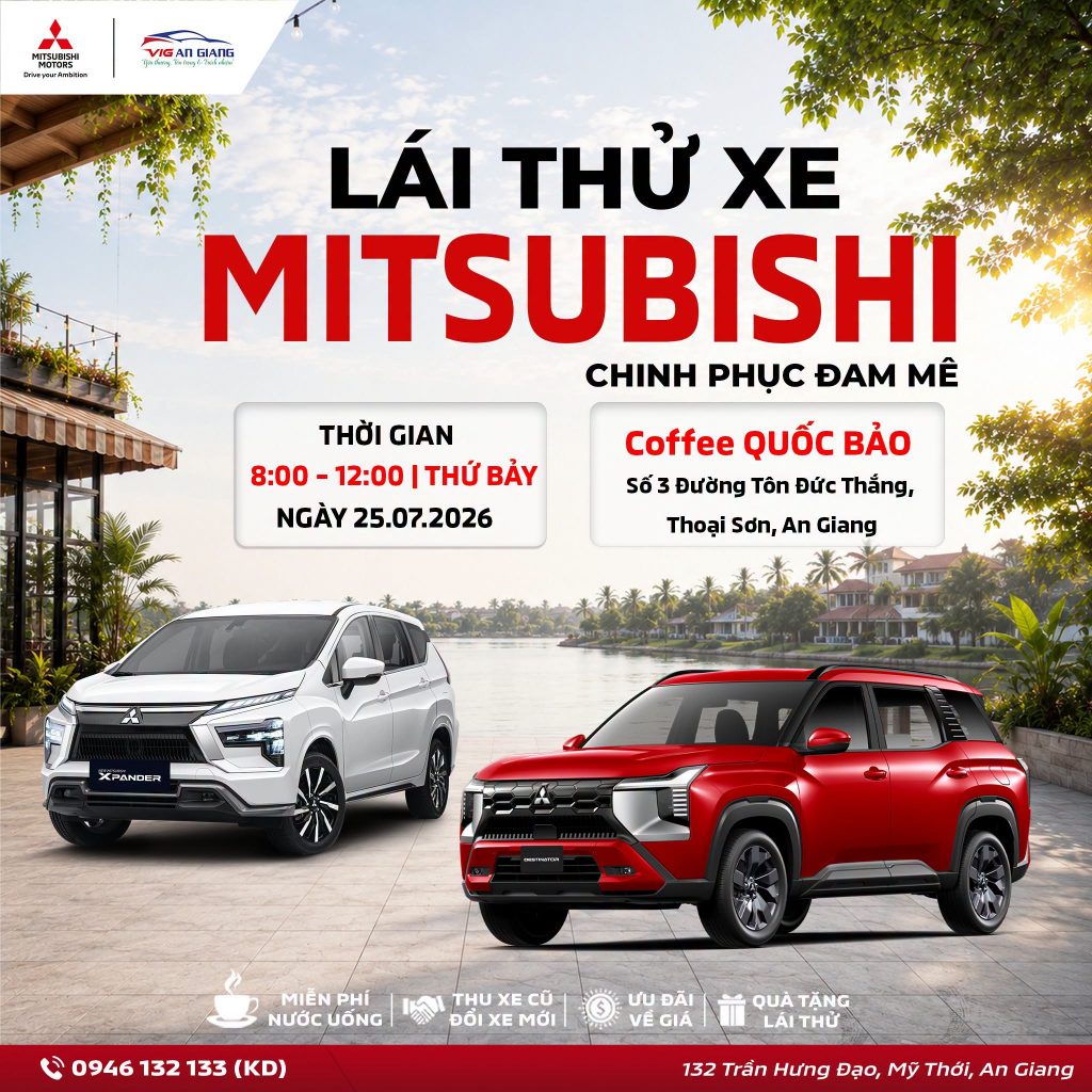 🚘 LÁI THỬ XE MITSUBISHI – CHINH PHỤC ĐAM MÊ 🤩