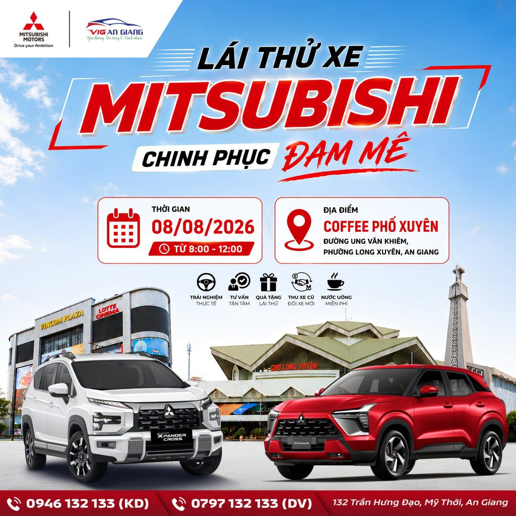 🚘 LÁI THỬ XE MITSUBISHI – CHINH PHỤC ĐAM MÊ 🤩