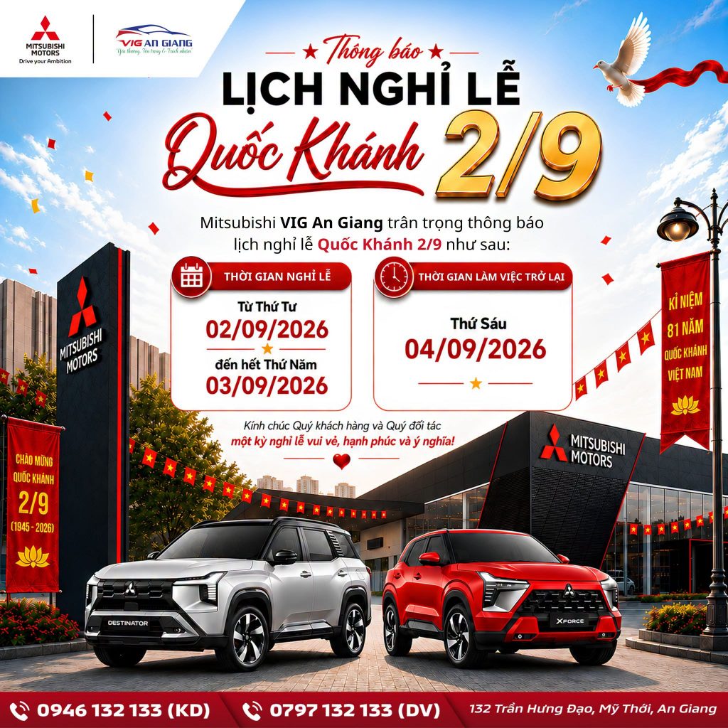 🇻🇳 THÔNG BÁO LỊCH NGHỈ LỄ QUỐC KHÁNH 02/09